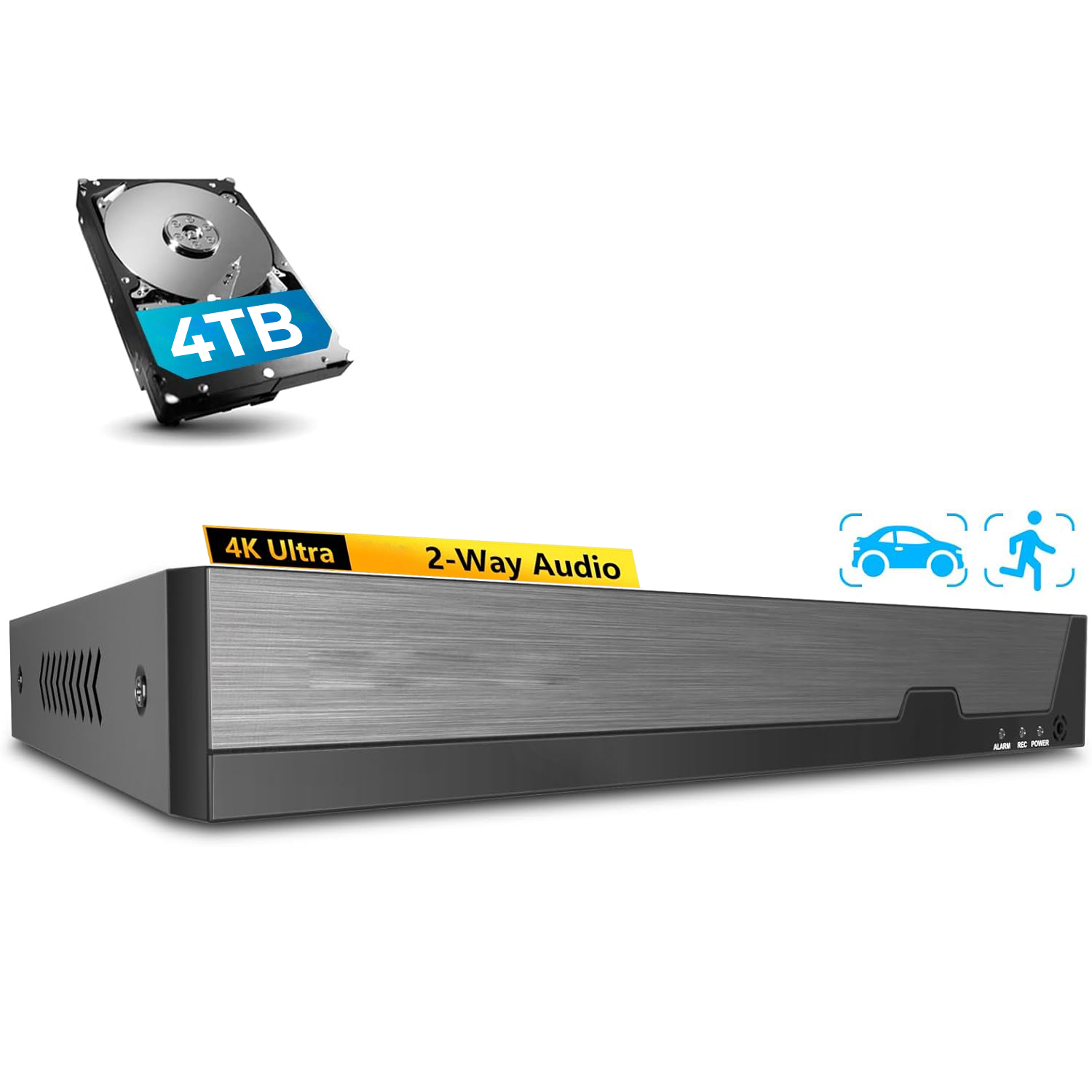 Nvr 16 Channel 4K H265 - Enregistreur vidéo réseau 4K NVR Face