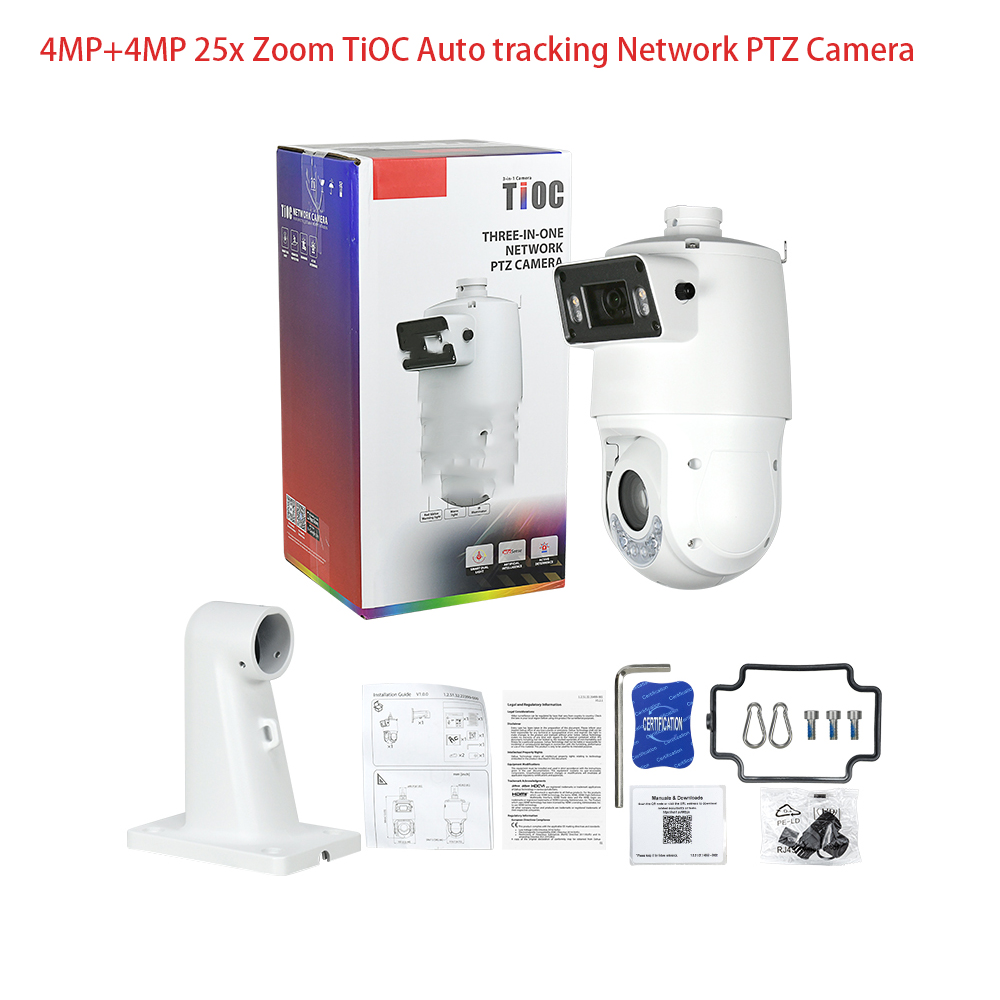 Ptz Camera 30X Zoom Poe - Caméra PTZ TiOC à zoom optique