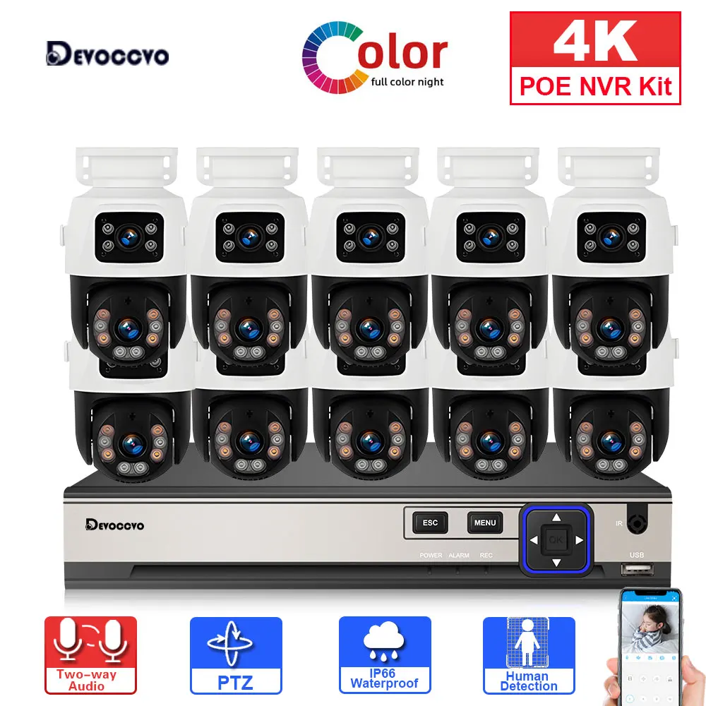 Cctv Nvr System 8 Channel 4K Poe - Kit NVR POE 8 canaux H.265,
