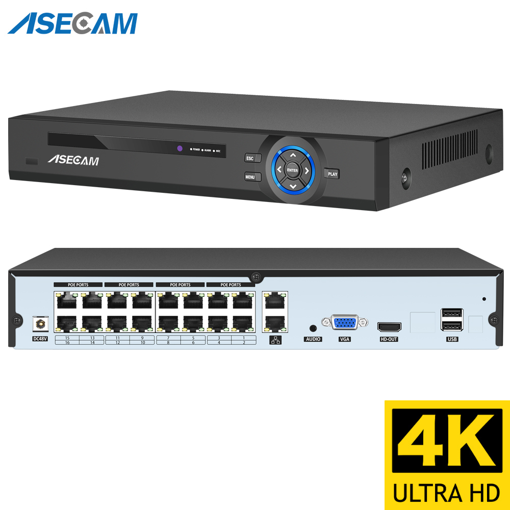 Dahua Nvr 16 Channel - 16CH 4k Ultra HD 8MP POE