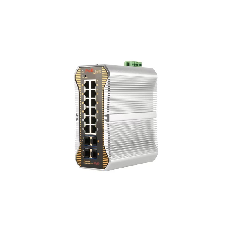 Nvr Poe Switch 16 Port - Commutateur PoE industriel géré L3, 16