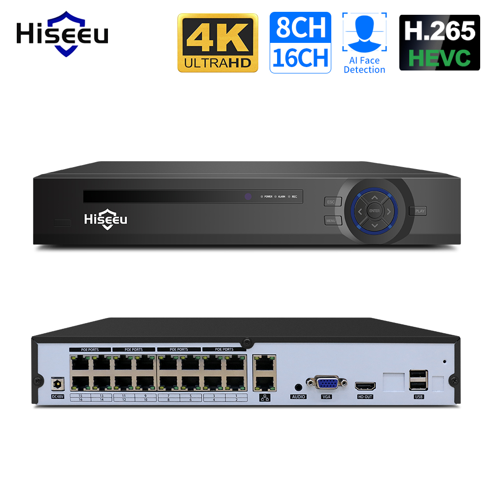 Dahua Nvr 16 Channel - Hiseeu – enregistreur vidéo de sécurité,