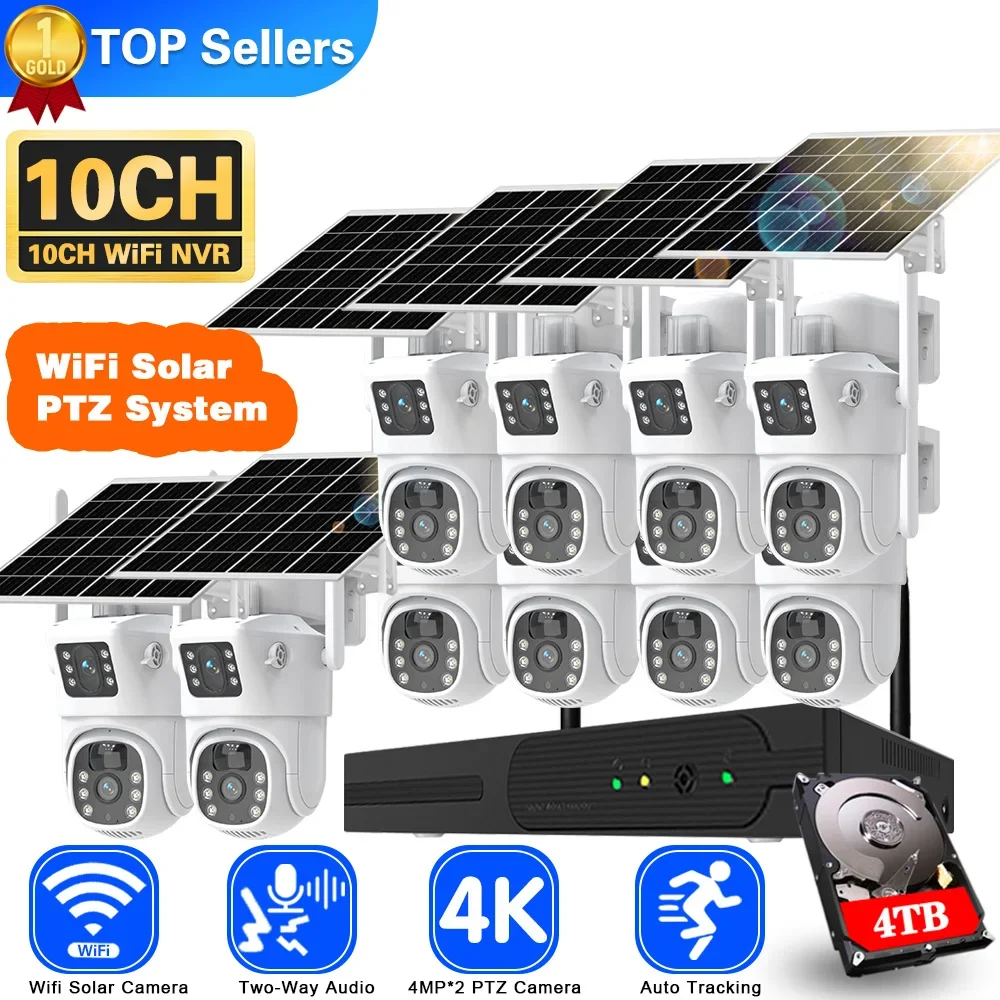 Système de caméra de vidéosurv - Cctv Camera System 8 Camera Wireless avis et prix