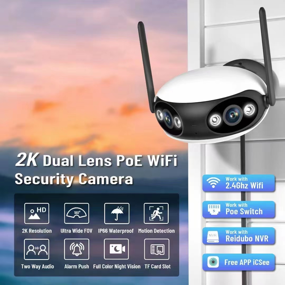 Caméra IP 4MP Towell APP à dou - Cctv Camera 180 Degree Panoramic avis et prix