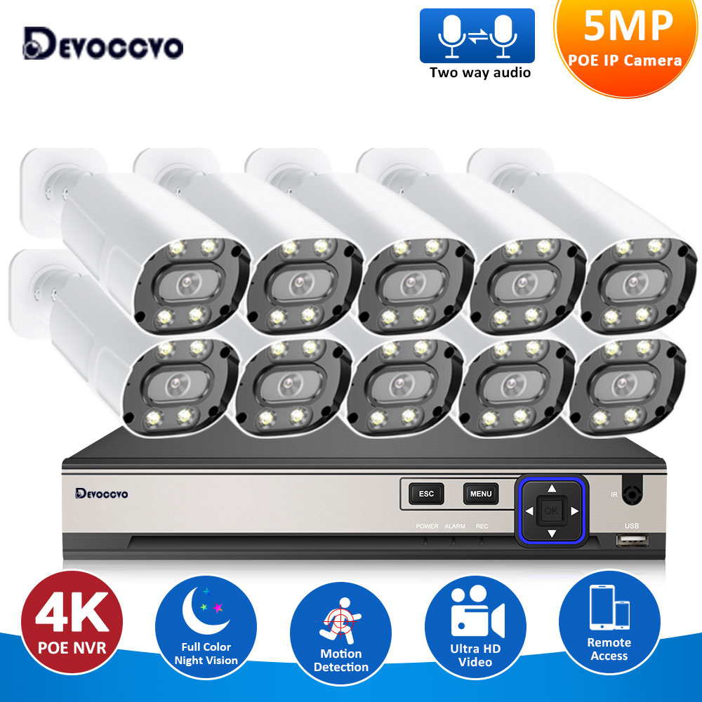 Kit de système de caméra de sé - Cctv Nvr System 8 Channel 4K Poe avis et prix