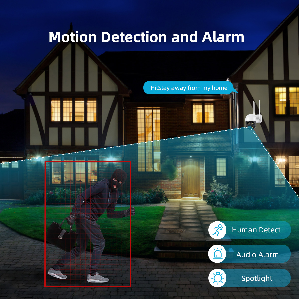 Caméra WiFi PTZ 8MP avec zoom  - Ip Camera 4K 8Mp Outdoor Ptz avis et prix