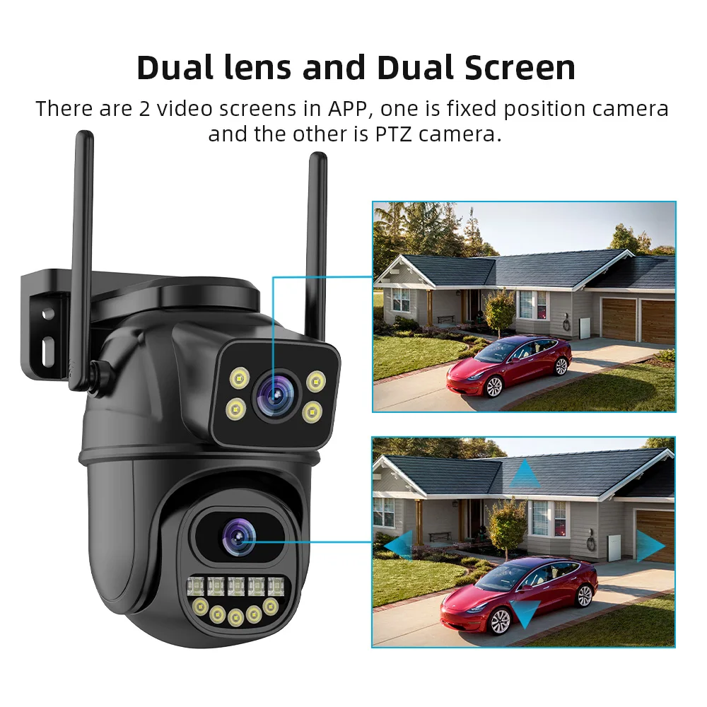 Caméra de surveillance WiFi 4K - Ip Camera 4K 8Mp Outdoor Ptz avis et prix