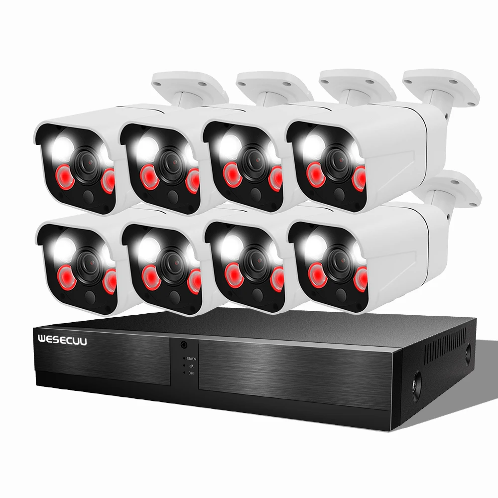 Système de caméra de sécurité  - Nvr Kit 4 Camera 5Mp Poe avis et prix
