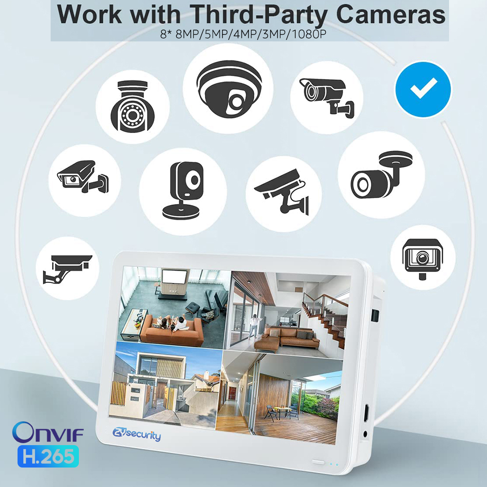XMeye-Enregistreur vidéo Onvif - Poe Security Camera 8Mp 4K avis et prix