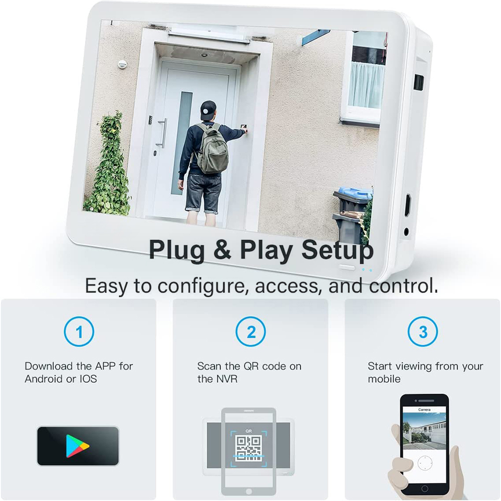 XMeye-Enregistreur vidéo Onvif - Poe Security Camera 8Mp 4K avis et prix