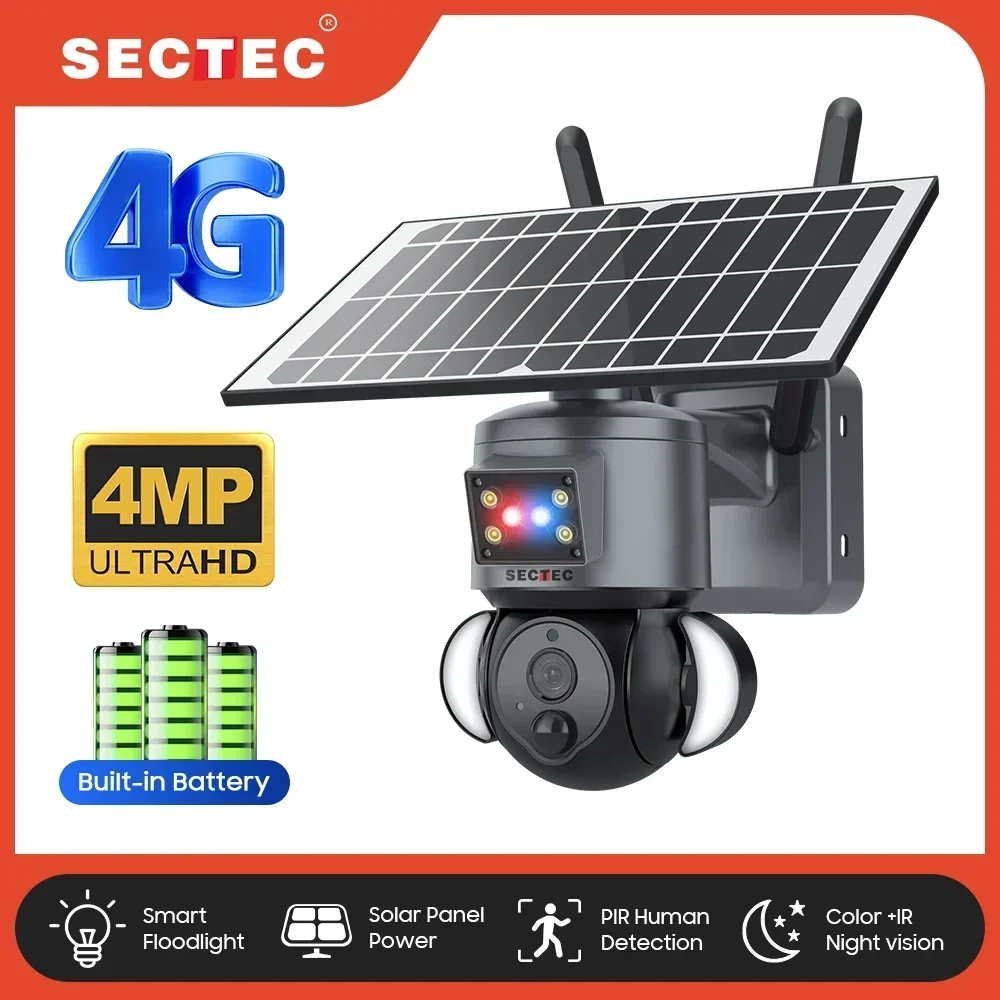 Caméra de surveillance solaire - Security Camera System Solar 4G avis et prix
