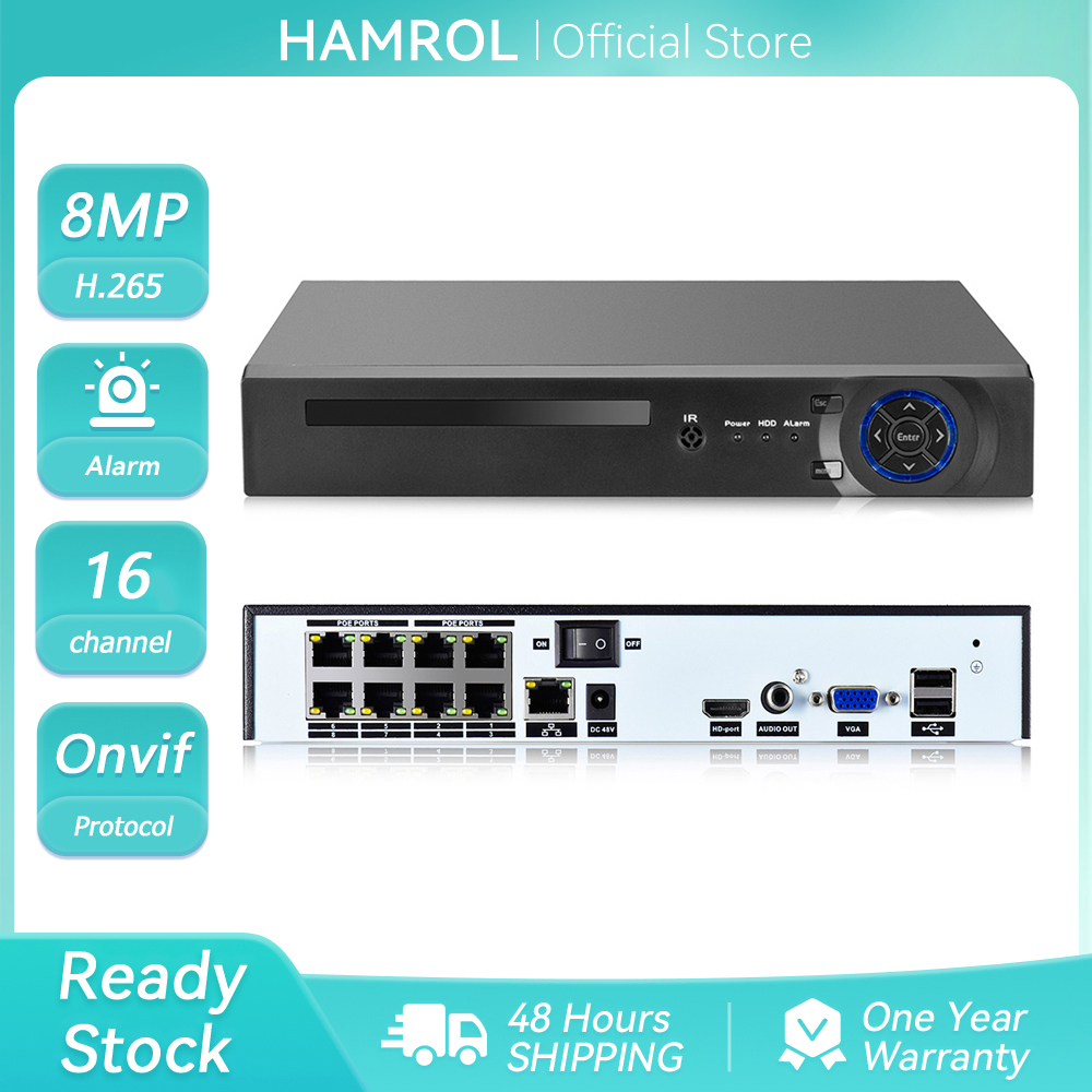 4K 8MP Ultra HD POE NVR enregi - Nvr 16 Channel 4K H265 avis et prix