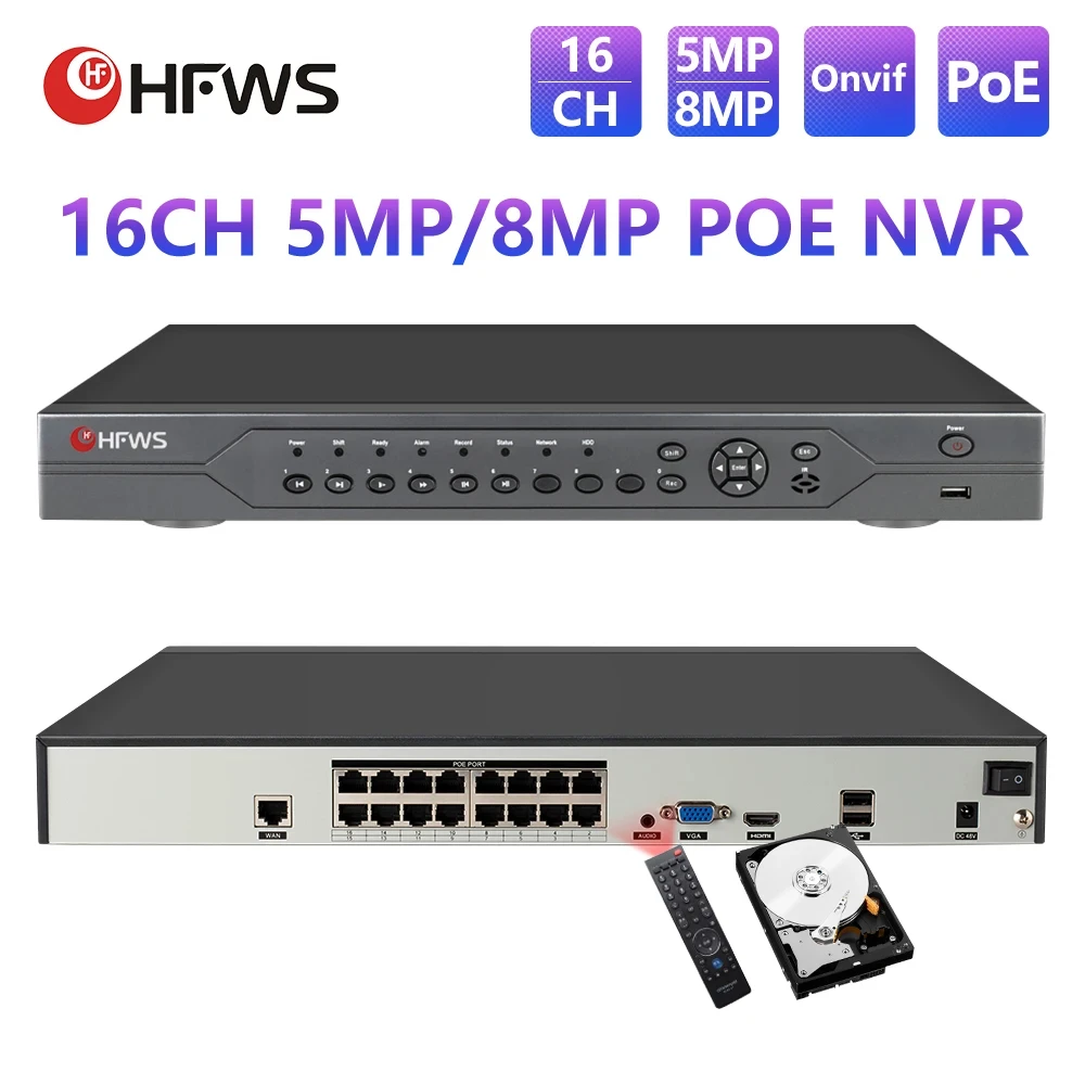 Enregistreur de vidéosurveilla - Nvr 16 Channel 4K H265 avis et prix