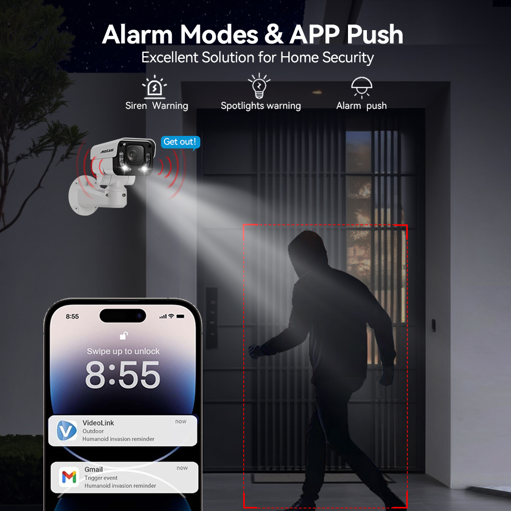 ASECAM 4K 8MP Camera Surveilla - Hikvision Ip Camera 8Mp Dome avis et prix
