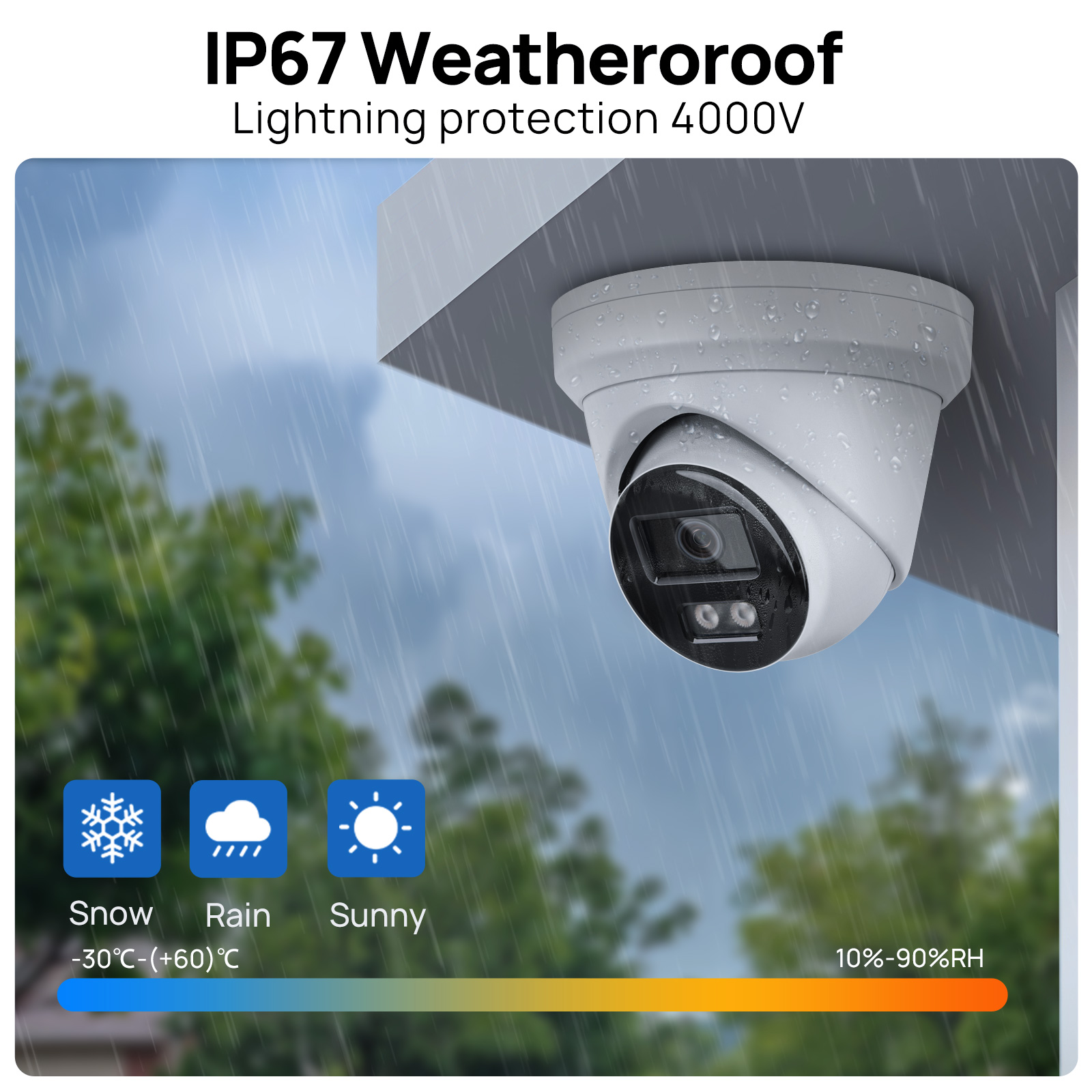 Caméra réseau tourelle fixe Hi - Hikvision Ip Camera 8Mp Dome avis et prix