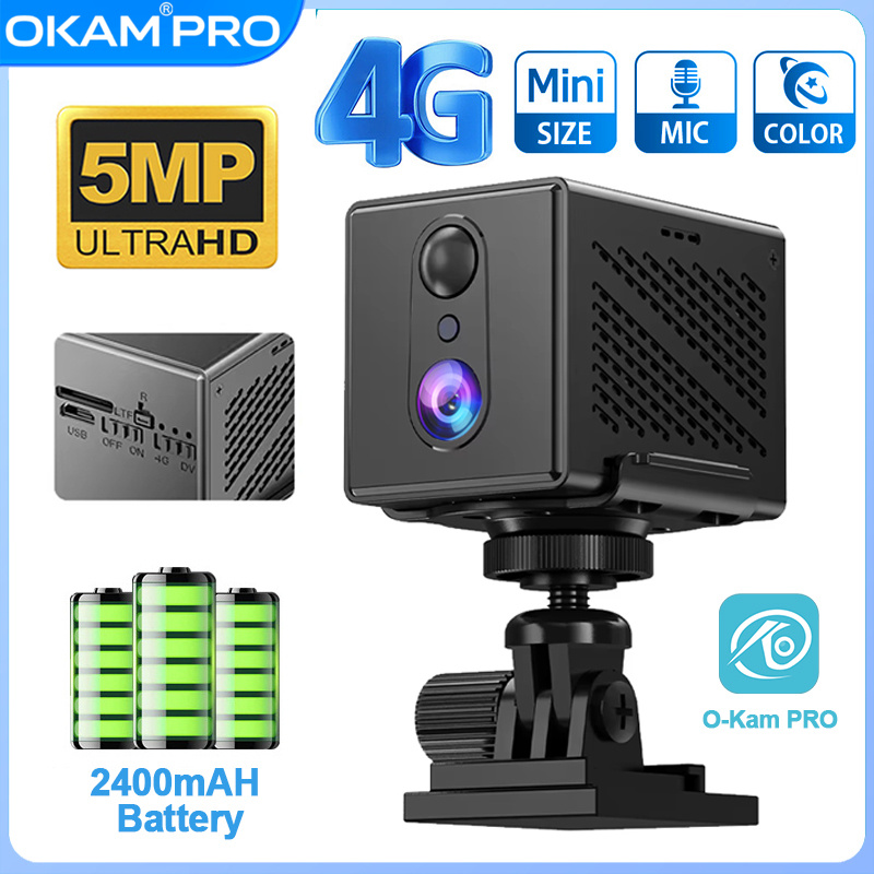 Caméra Wifi HD 4G OKAM PRO 5MP - Security Camera System Solar 4G avis et prix