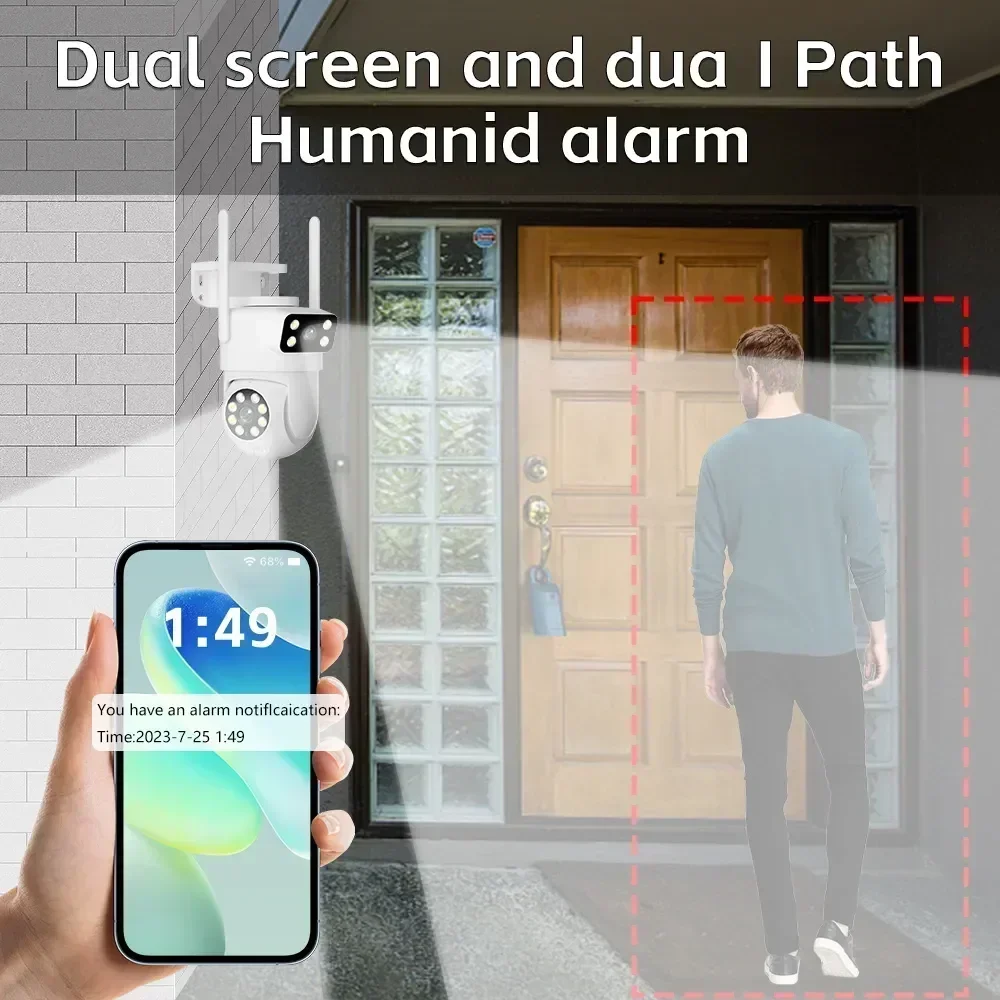 Caméra de sécurité Tuya à doub - Ip Camera 4K 8Mp Outdoor Ptz avis et prix