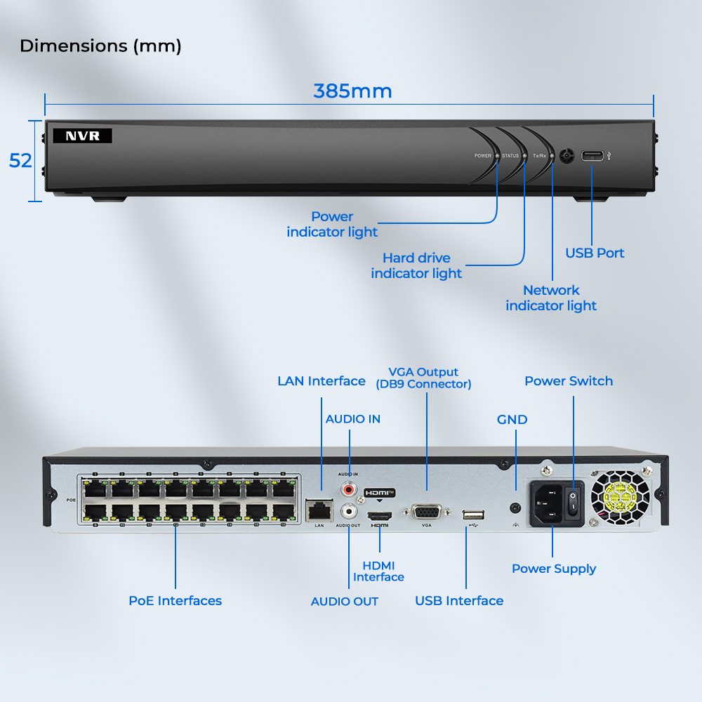 Enregistreur réseau Hikvision  - Nvr 16 Channel 4K H265 avis et prix