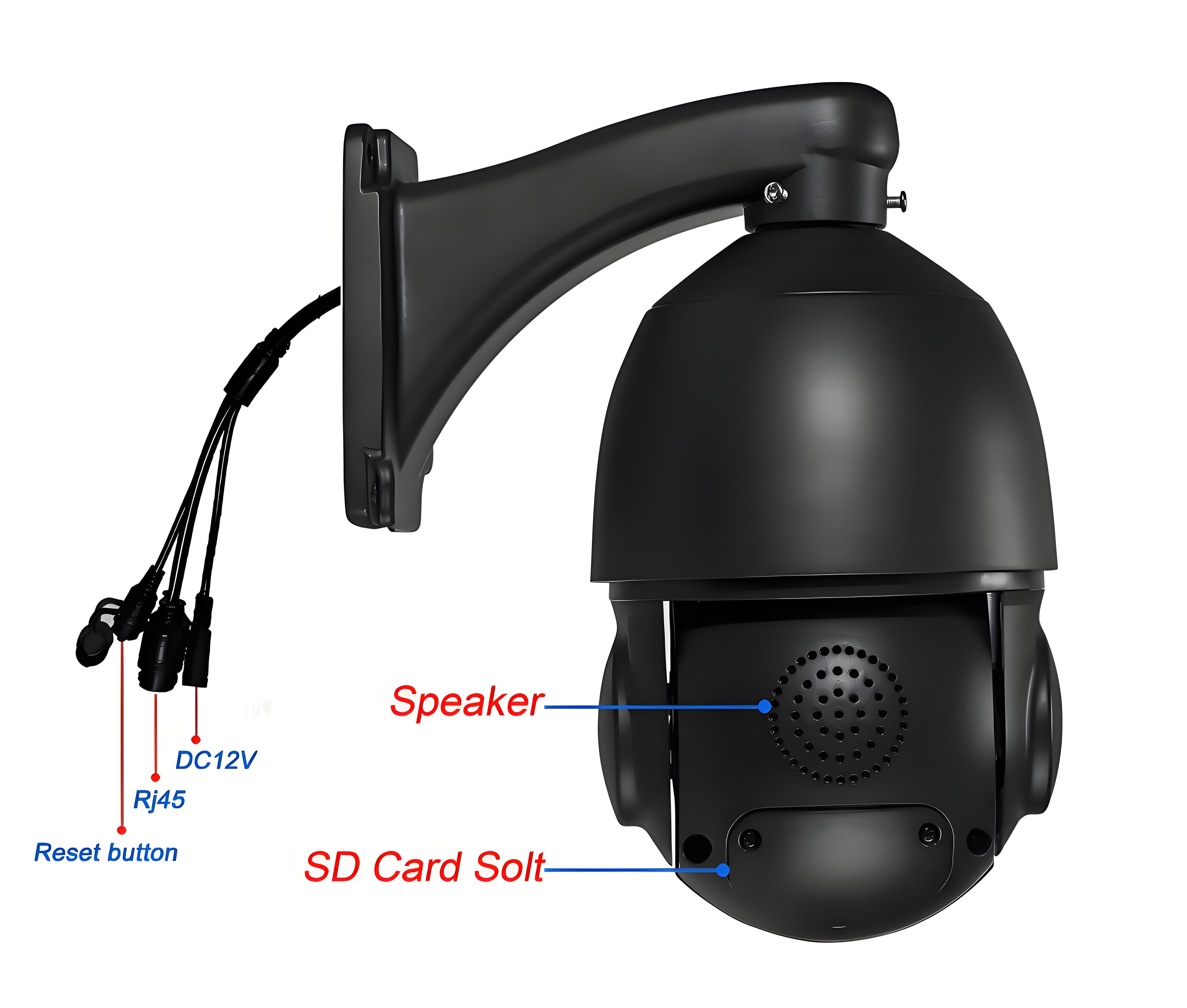 Laser LED métal suivi automati - Ip Camera 4K 8Mp Outdoor Ptz avis et prix