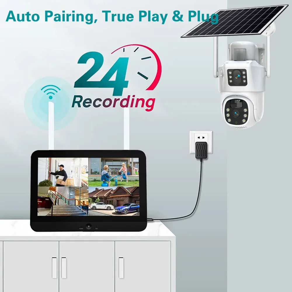 Système de vidéosurveillance s - Cctv Camera System 8 Camera Wireless avis et prix