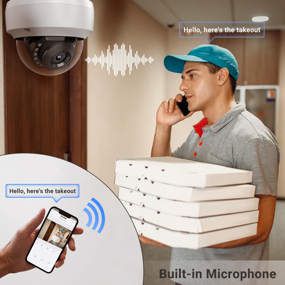 Caméra IP Dôme 6MP 8MP avec Mi - Hikvision Ip Camera 8Mp Dome avis et prix