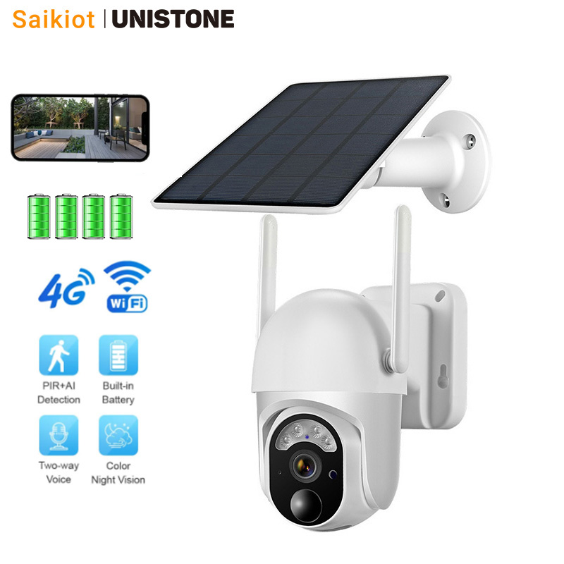 Saikiot caméra solaire 3MP 4G  - Security Camera System Solar 4G avis et prix