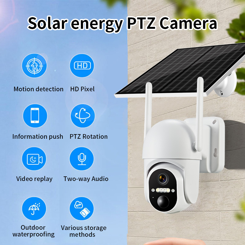 Caméra Dôme PTZ Sans Fil 4G/IP - Security Camera System Solar 4G avis et prix