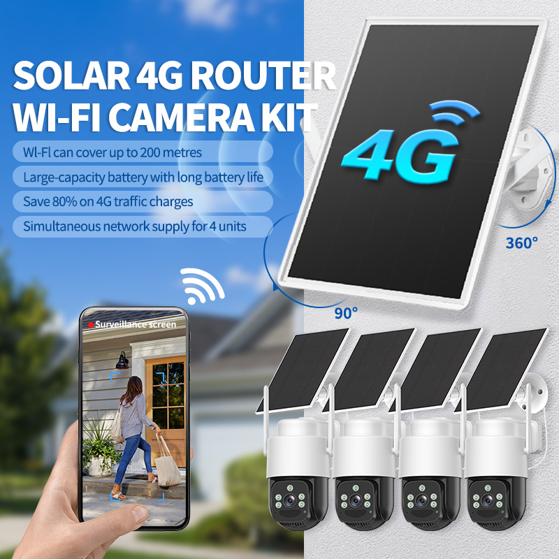 Wistino extérieur 4MP sans fil - Security Camera System Solar 4G avis et prix