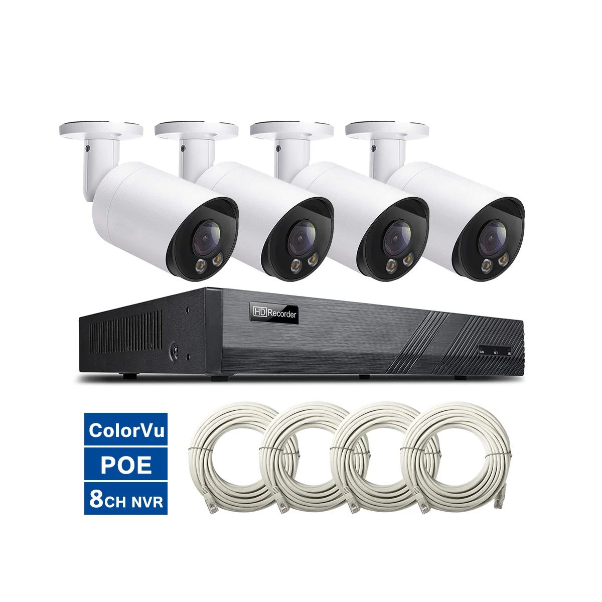 Cctv 8ch Nvr Kit système de sé - Nvr Kit 4 Camera 5Mp Poe avis et prix
