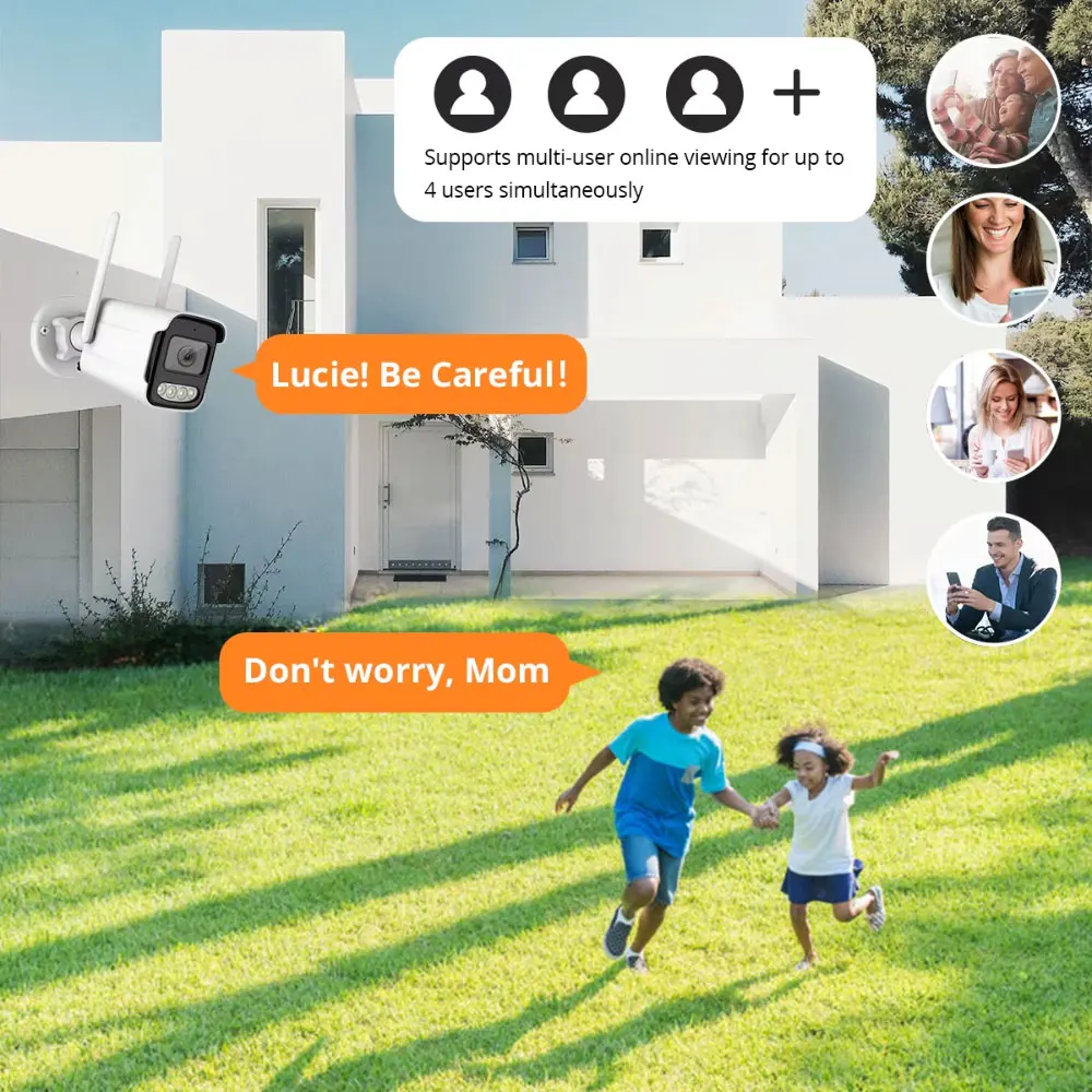 Tuya Wifi caméra IP sans fil H - Cctv Camera System 8 Camera Wireless avis et prix