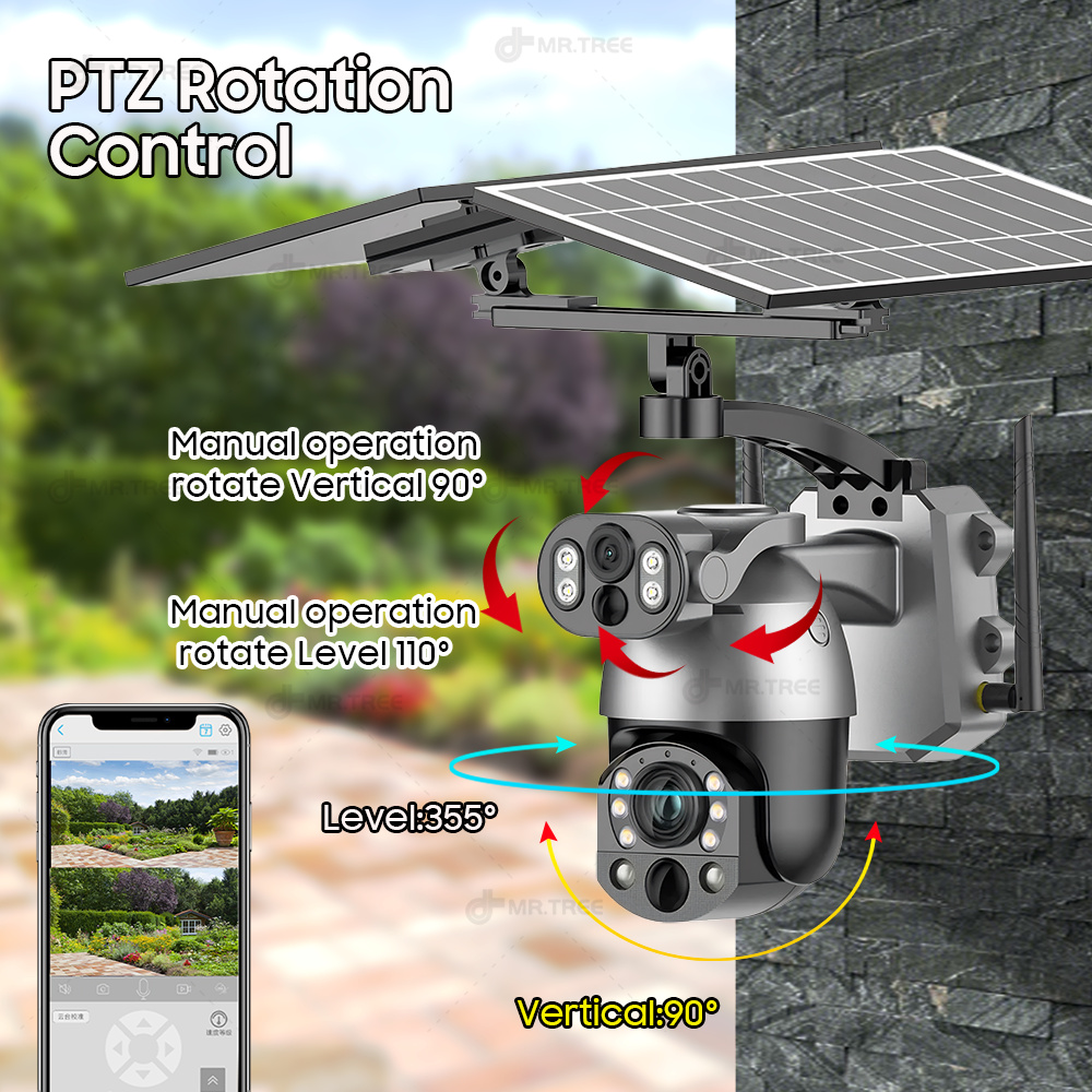 Caméra de surveillance extérie - Security Camera System Solar 4G avis et prix