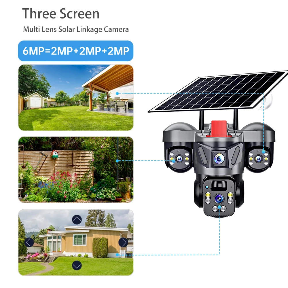 KERUI extérieur PTZ 6MP 4G SIM - Cctv Camera System 8 Camera Wireless avis et prix