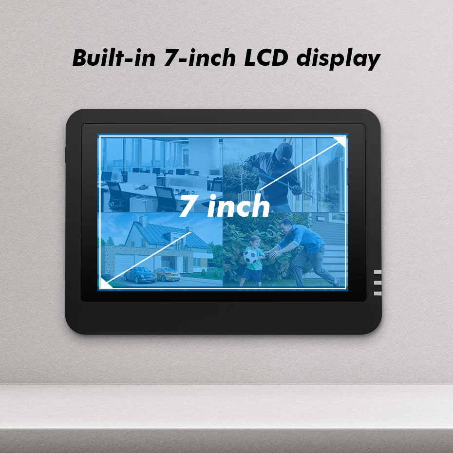 FUERS 7 pouces NVR écran 8CH s - Cctv Camera System 8 Camera Wireless avis et prix