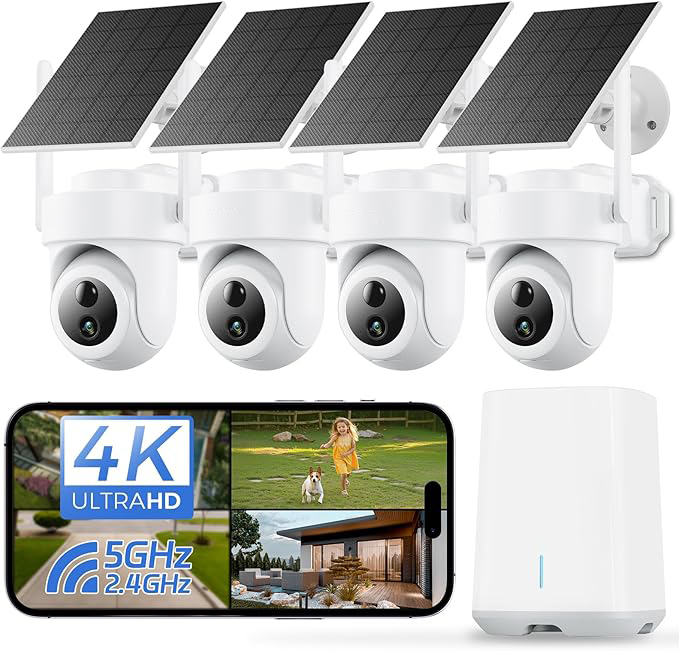 Système de sécurité domestique - Security Camera System Solar 4G avis et prix