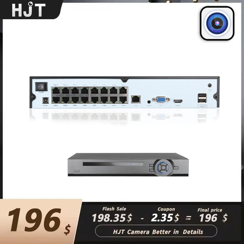 HJT 16ch 4K POE NVR H.265 Onvi - Nvr 16 Channel 4K H265 avis et prix