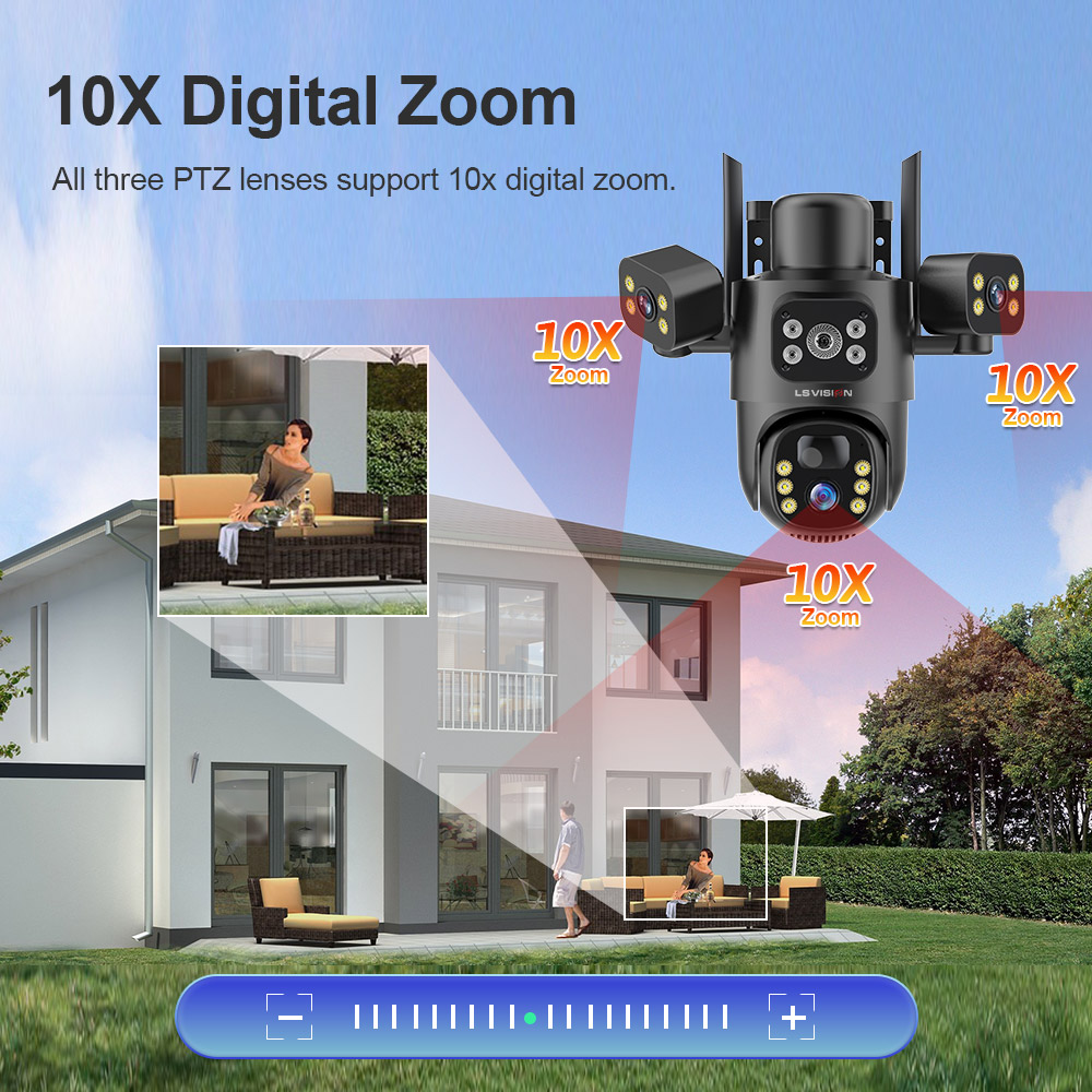 LS VISION 4G/WiFi caméra solai - Security Camera System Solar 4G avis et prix